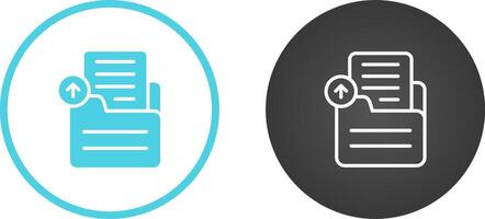 Document Upload Vector Icon