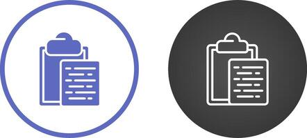 Document Paste Vector Icon