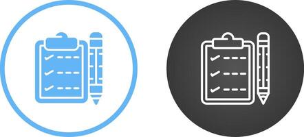 Writing pad Vector Icon