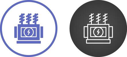 Power Transformer Vector Icon