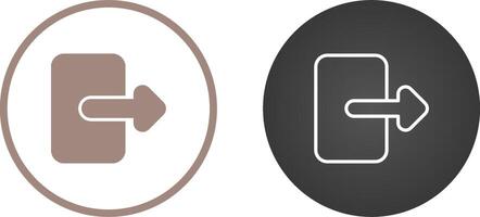 Exit Vector Icon