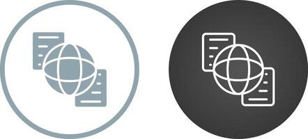 Document Sharing Vector Icon