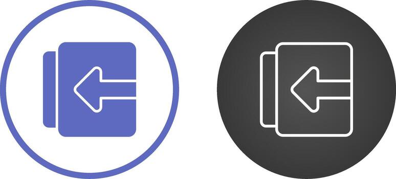 Document Import Vector Icon