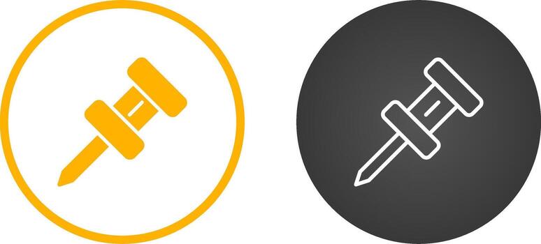 Pushpin Vector Icon