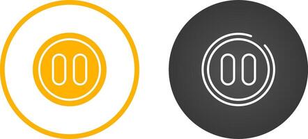 Pause Button Vector Icon