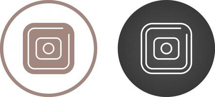 Record Square Vector Icon