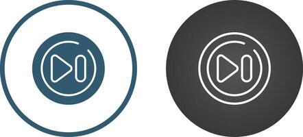 Fast Forward Circle Vector Icon