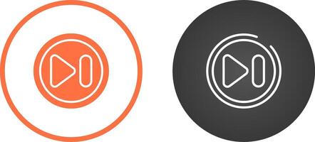 Next Track Button Vector Icon