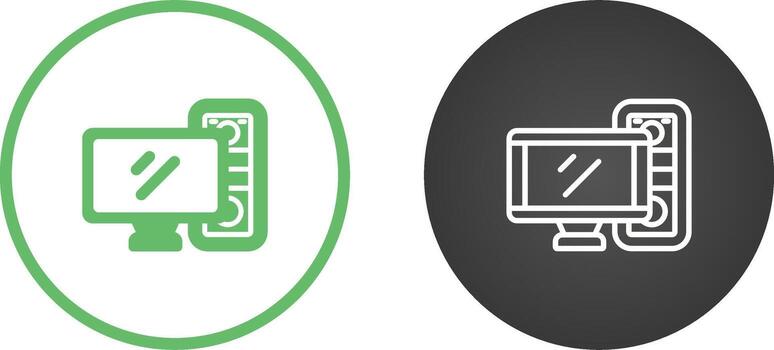 Computer Vector Icon