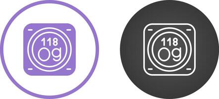 Chemical Element Vector Icon