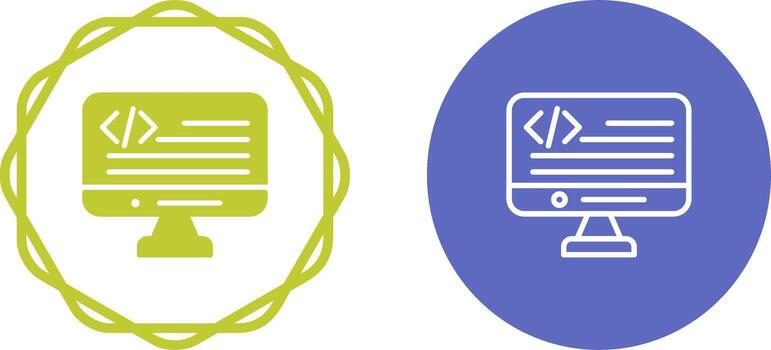 Programming Language Vector Icon