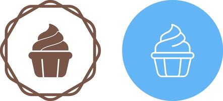 icono de vector de cupcake