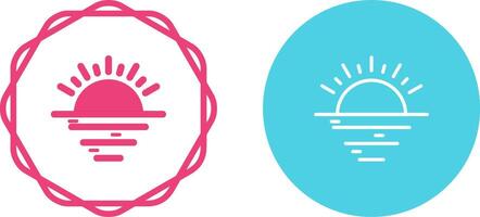Sunset Vector Icon