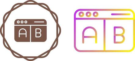 Multivariate Testing Vector Icon