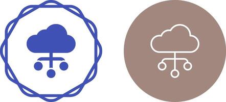 Cloud Computing Vector Icon