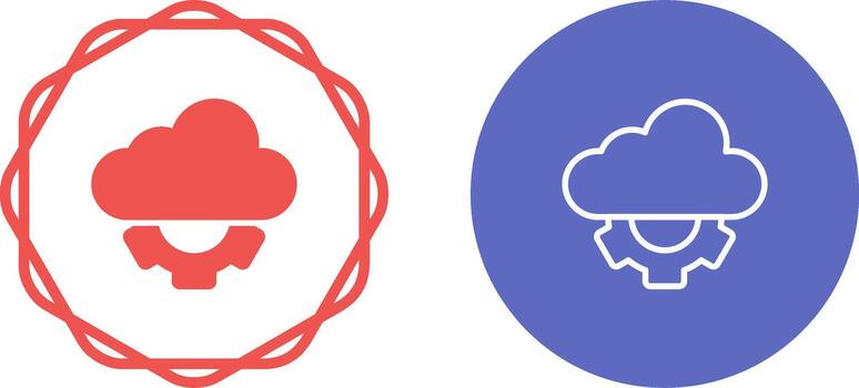 Cloud API Vector Icon