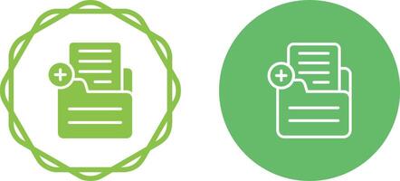 Document Add Vector Icon