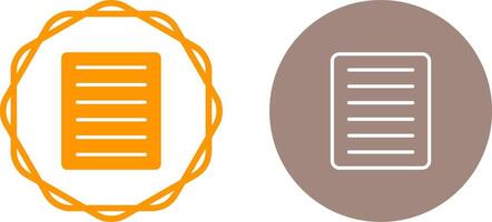 Document Align Justify Vector Icon