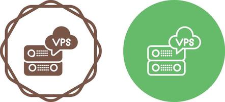 VPS Hosting Vector Icon