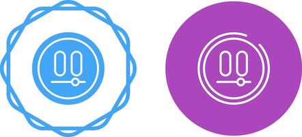 Video Pause Button Vector Icon