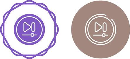 Video Next Track Button Vector Icon