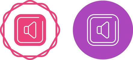 Speaker Square Vector Icon
