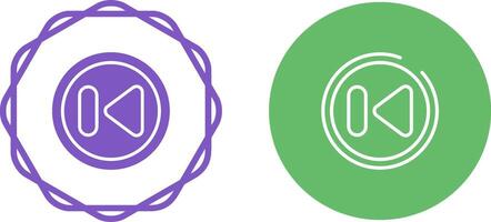 Previous Track Button Vector Icon