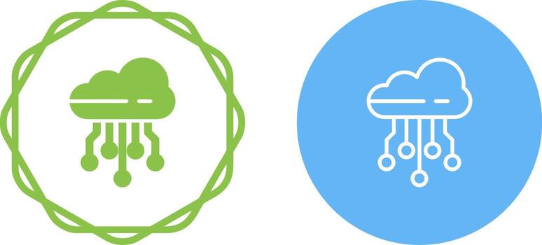 Cloud Computing Vector Icon