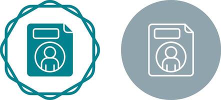 Personal File Vector Icon