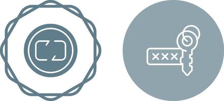 Electronic Key Vector Icon