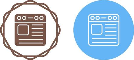 Browser Vector Icon