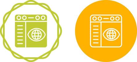 Browser Settings Vector Icon