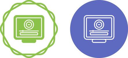 Desktop Computer Vector Icon