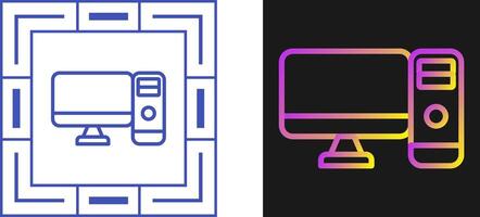Computer Vector Icon