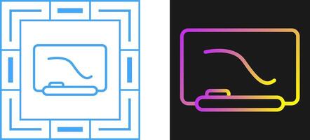 Interactive Whiteboard Vector Icon