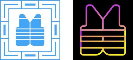 la seguridad chaleco vector icono
