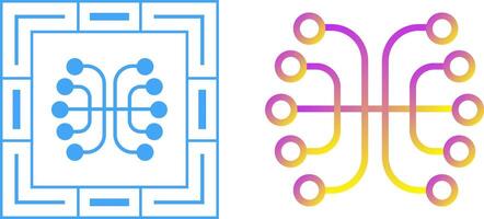 Neural Networks Vector Icon