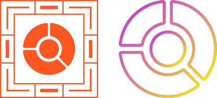 Pie Graph Vector Icon