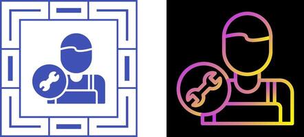 HVAC Technician Vector Icon