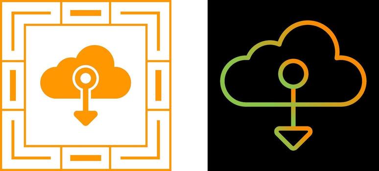 Cloud Native Vector Icon