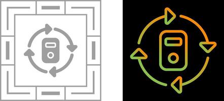 Data Center Cooling Vector Icon