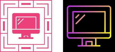 Computer Monitor Vector Icon