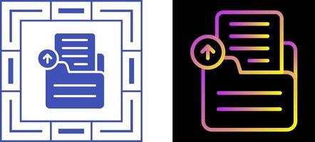 Document Upload Vector Icon