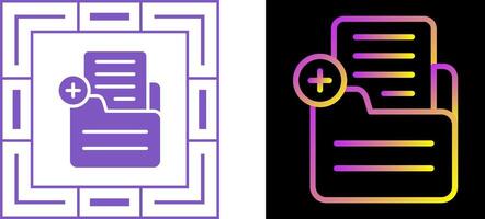 Document Add Vector Icon