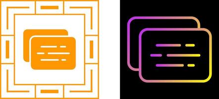 Document Insert Section Vector Icon