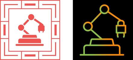 Industrial Robot Vector Icon