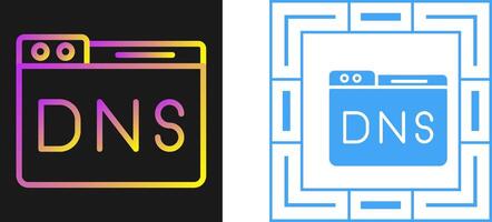 Domain DNS Management Vector Icon