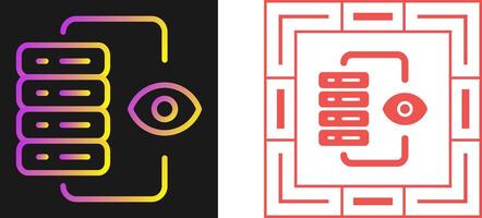 Server Monitoring Vector Icon