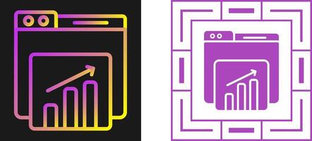 Website Statistics Vector Icon