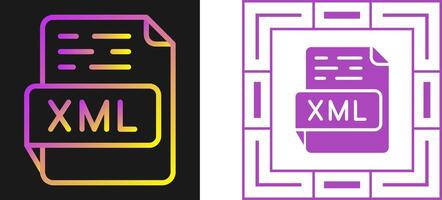 XML Vector Icon